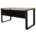 BIURKO ,,ORION'' STYL INDUSTRIALNY 140CM DĄB HALIFAX TABAK PRODUKT POLSKI