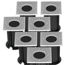 7x МОЩНЫЕ ГЕРМЕТИЧНЫЕ СВЕТОДИОДНЫЕ ЛАМПЫ СВЕТОДИОДНЫЕ ЗАЗЕМЛЕНИЯ IP65 GU10 230В