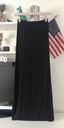 W. TOPSHOP CZARNA DLUGA WISKOZA MAXI ROZKLOSZOWANA Rozmiar S/M