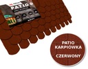 MATIZOL Битумная черепица PATIO Карповая черепица RED 3,85 м2