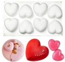 СИЛИКОНОВАЯ ФОРМА ДЛЯ МОНОПОРИЗАЦИИ СЕРДЦА СЕРДЦА ПЛЕСЕНЬ ДЕНЬ СВЯТОГО ВАЛЕНТИНА