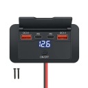 ГНІЗДО АВТОМОБІЛЬНИЙ MONTAZOWE 12V 24V 4 USB PD QC 3.0 ON ВИКЛЮЧЕНИЙ 96W КРИШКА  фото 12