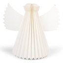 РОЖДЕСТВЕНСКИЙ АНГЕЛ, бумага, белый, высота 35см.