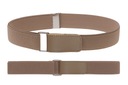 Детский ремень на липучке для брюк, светло-коричневый