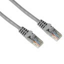 Сетевой кабель CAT5E RJ45, овальный, серый, 1,5 м. ХАМА