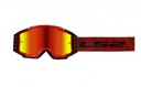LS2 GOGLE MOTOCYKLOWE ENDURO/MOTOCROSS CHARGER PRO RED 2 SZYBY+ZRYWKI