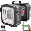 СВЕТОДИОДНЫЙ ТАКТИЧЕСКИЙ ФОНАРЬ МОЩНЫЙ ПОИСКОВЫЙ АККУМУЛЯТОРНЫЙ USB ОТРАЖАТЕЛЬ 1000ЛМ 40ВТ