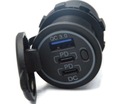 Автомобильное зарядное устройство USB C 1x USB 2x PD DX23-3USB 3 цвета