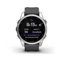 Ремешок Garmin Fenix ​​7S Серебристый/Графит 010-02539-01