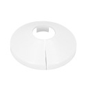 Пластическая розетка для трубы 16 мм. Белая решетка одиночная розетка 1 ПК