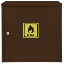 Газовая шкафная коробка 50x70x25 коричневый без спинки