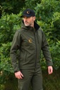 SPODNIE WĘDKARSKIE FISHING - SOFTSHELL- ZIELEŃ-XL Długość nogawki długa