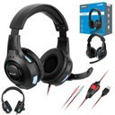 Игровые наушники для геймеров, микрофон RGB Rebel