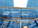 DENIM CO Spodnie jeans skinny r. 2-3 lata 98 cm Kolor niebieski
