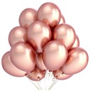 Металлические воздушные шары розового золота для свадебной вечеринки, большие 25 шт.