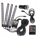 ÉCLAIRAGE 48 LED RGB VERS VOITURES VOITURE ÉCLAIRAGE SOUS PIEDS 22 CM USBphoto 14