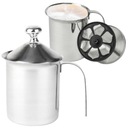 RĘCZNY SPIENIACZ SPIENIARKA DO MLEKA UBIJACZKA DO PIANY KAWY MLEKA DUŻY