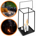 ФОНАРЬ ЧЕРНЫЙ МЕТАЛЛИЧЕСКИЙ ЛОФТ ДЛЯ ГОСТИНОЙ ЦЕЛЬСВАРНОЙ ПРОЧНЫЙ ПРОЧНЫЙ