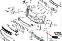 MB GLA-CLASS X156 AVANT PARE-CHOCS AMG DROIT GRILLE A1568855222ORYGINALphoto 6