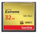 КАРТА SANDISK CF 32 ГБ EXTREME 120 МБ/с 800X UDMA 7