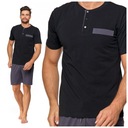 МУЖСКАЯ КОРОТКАЯ ХЛОПКОВАЯ ПИЖАМА, УДОБНАЯ, MORAJ M