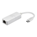 Karta sieciowa D-Link USB-C/RJ45 (DUB-E130) biała