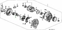ЩЕТКОДЕРЖАТЕЛЬ ГЕНЕРАТОРА HONDA CR-V HR-V OE 31105-PR7-A01  фото 9