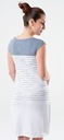 sukienka Loap Abrisa - A14I/Bright White/Blue Marka LOAP