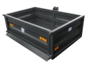 BOX TRANSPORTOWA DO TRACTOR / CIAGNIKA TUZ Z LEMIESZEM RAL7010  photo 5