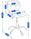 Вращающийся офисный стул на колесиках для письменного стола