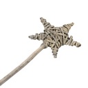 ДЕКОР для цветочных горшков, цветы, деревянная ЗВЕЗДА