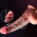 Realistyczny penis dla kobiet, duży kutas narzędzie do masturbacji (18cm)