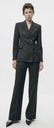 ZARA garnitur, komplet, marynarka+spodnie, 98% wełna, szary antracytowy, S Skład materiałowy 98% wełna 2% elastan