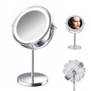 ДВУСТОРОННЕЕ КОСМЕТИЧЕСКОЕ ЗЕРКАЛО С ПОДСВЕТКОЙ 17LED