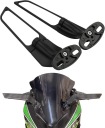 ДЗЕРКАЛА МОТОЦИКЛЕТНІ ПАРА ВИСОКЕ РОЗШИРЕННЯ ШИРОКИЙ КАТАЛИЗАТОР DO NINJA 300 400  фото 11