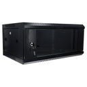 TOTEN LAN подвесной шкаф RACK 19'' 4U 450мм черный