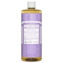 Tekuté mydlo 18v1 Dr. Bronner's levanduľové 945 ml Produkt Neobsahuje alkohol hliník amoniak farbivá mydlo minerálne oleje parabény parafíny PEG sírany silikóny SLES SLS