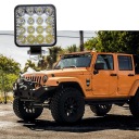 2 SZT. ФАРА РОБОЧА LED (СВІТЛОДІОД) DO COFANIA, EKOLOGICZNE I ZYWE КОЛЬОРИ DO АВТОМОБІЛЯ  фото 15