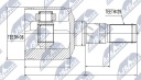 NTY NPW-CH-025 KIT ARTICULATION ARBRE DE TRANSMISSIONphoto 14