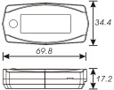 VERSATILE DASHBOARD GODZIN I REVOLUTIONS KOSO MINI STYLE BA033W00  photo 6