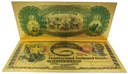 2 DOLARY 1875 Unikatowy Pozłacany Banknot Kolekcjonerski Kraj USA