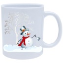 СУПЕР РОЖДЕСТВЕНСКИЙ ПОДАРОК ​​КРУЖКА 330мл СНЕГОВИК