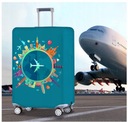 Защитный чехол для дорожного чемодана, размер L, большой багаж 70x50x29 см