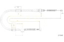 CABLE CABLE BRAKES MANUAL COFLE 365302X801 365 photo 2 - milautoparts-fr.ukrlive.com