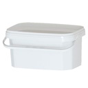 ПРЯМОУГОЛЬНОЕ ВЕДРО С КРЫШКОЙ, 5 Л, ОДОБРЕНО