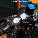 WATCH + THERMOMETER MOTORCYCLE MOTORCYCLE BICYCLE 45 MM NA RUDDERS 22/25 MM  photo 6