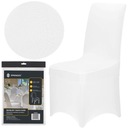 Чехлы для свадебных банкетных стульев БЕЛЫЙ ЭЛАСТИК ИЗ СПАНДЕКСА UNI