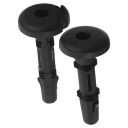 2 SZT. BLACK PLASTIC SILENT BLOCKS GUIDE DO HEADRESTS AUTOMOBILE  photo 8