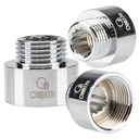 УДЛИНИТЕЛЬ-ПЕРЕХОДНИК, ХРОМИРОВАННАЯ ЛАТУНЬ, GW 3/4x1/2 GZ 15