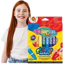 ПОЕЗДКИ ДВУХСТОРОННИЕ ЦВЕТНЫЕ С МАРКАМИ, 10 ЦВЕТОВ